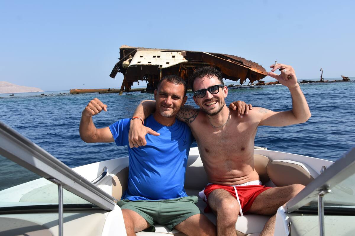 Private Speedboat to Tiran Island — Snorkeling & Diving