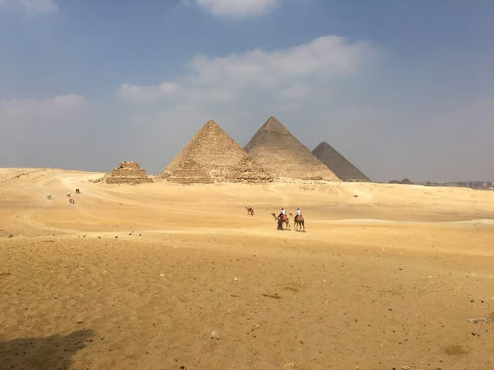 Pyramids of Giza panorama