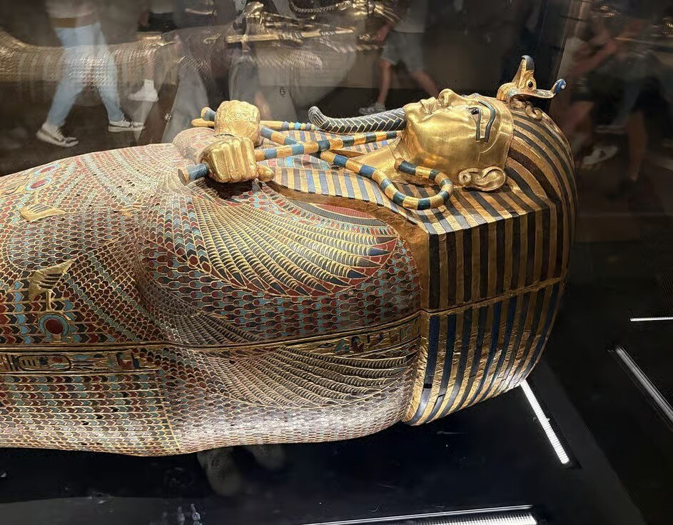 Golden sarcophagus museum