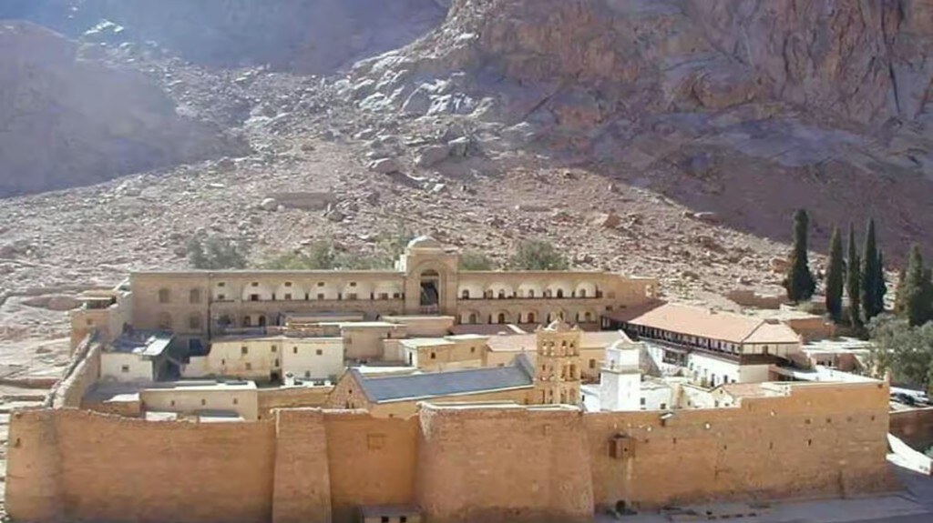 St. Catherine Monastery fortress walls