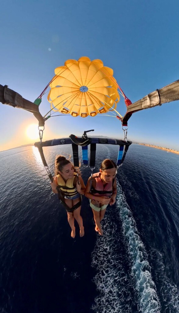 Parasailing over the Red Sea — Sharm El Sheikh