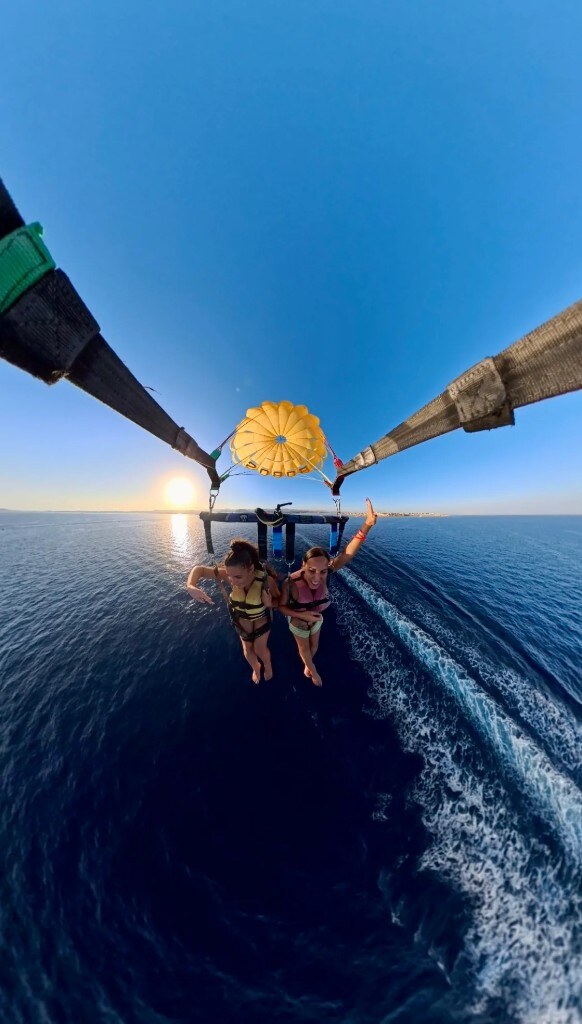 Parasailing over the Red Sea — Sharm El Sheikh
