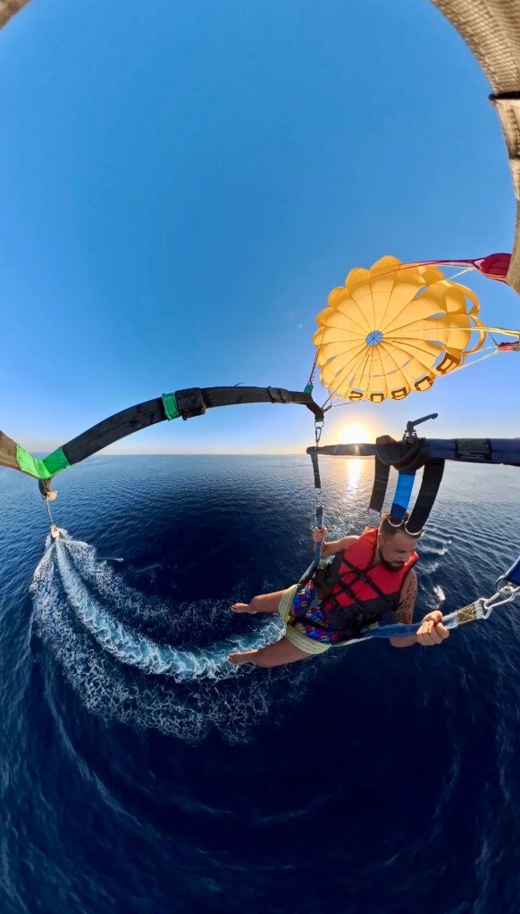 Parasailing over the Red Sea — Sharm El Sheikh