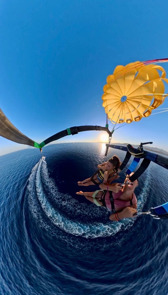 Parasailing over the Red Sea — Sharm El Sheikh
